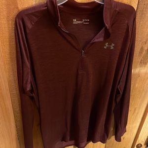 Men’s Maroon 1/4 light pullover